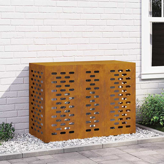 Klimaanlagenabdeckung Rostig 110 x 50 x 80 cm Wetterfeststahl