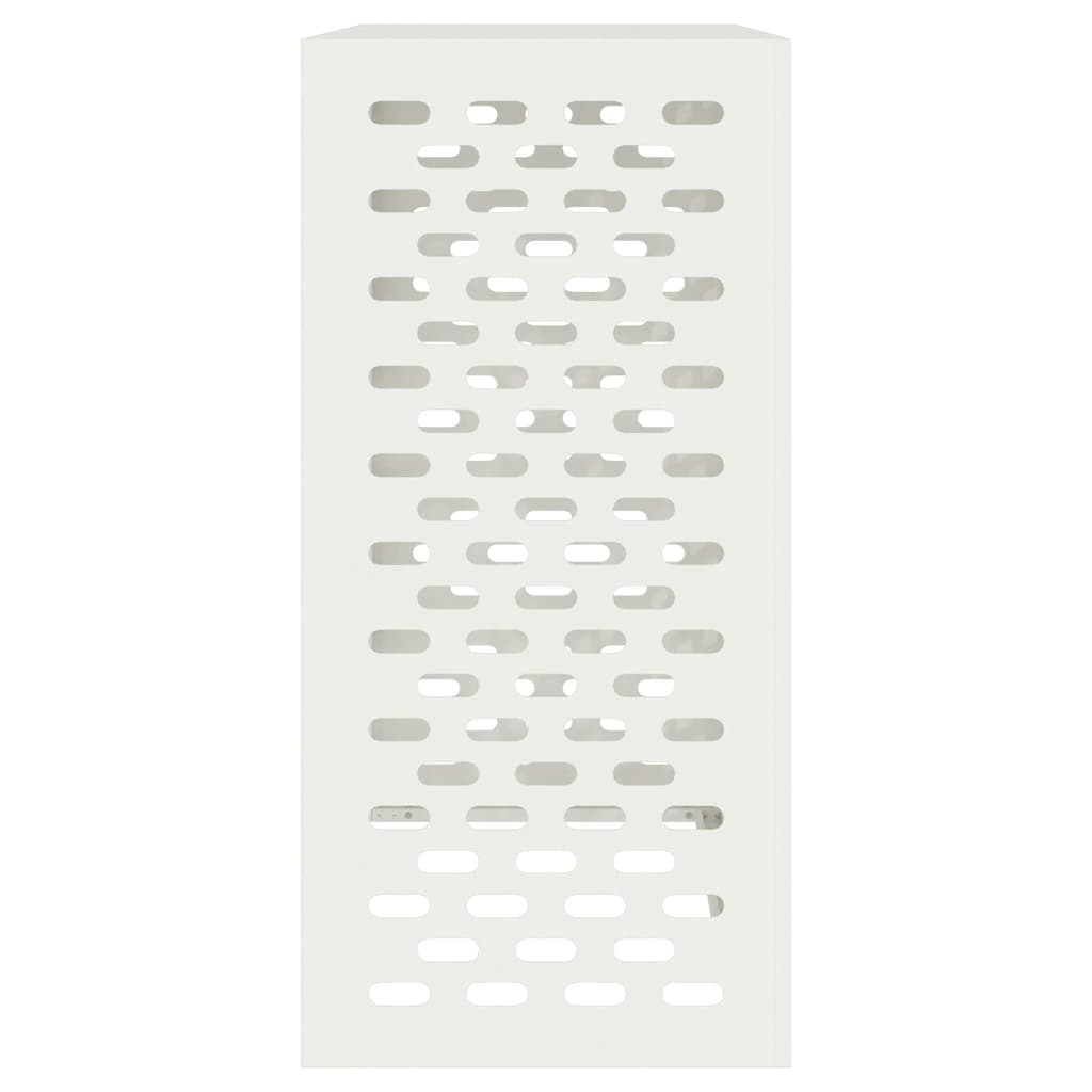 Klimaanlagenabdeckung Weiß 110 x 50 x 105 cm Stahl