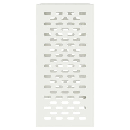 Klimaanlagenabdeckung Weiß 110 x 50 x 105 cm Stahl