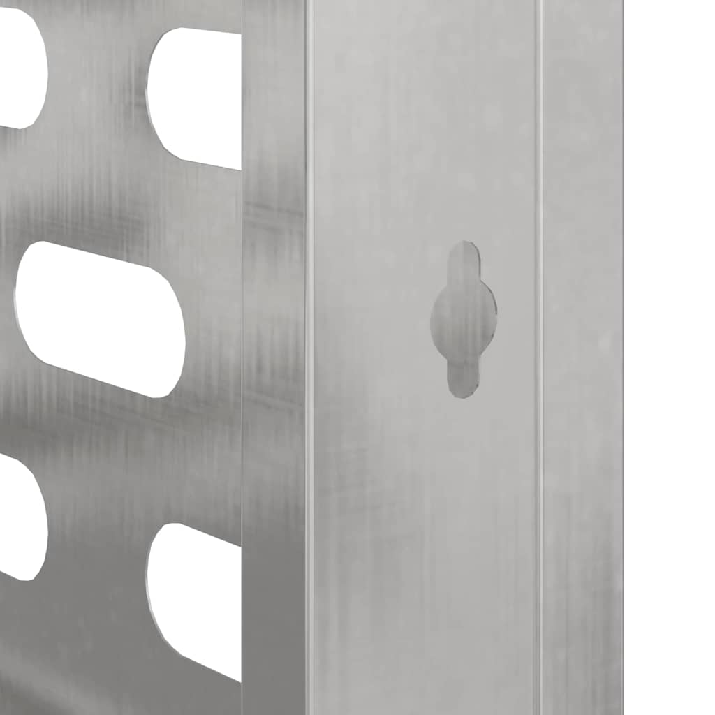 Klimaanlagenabdeckung Silber 110 x 50 x 105 cm Edelstahl