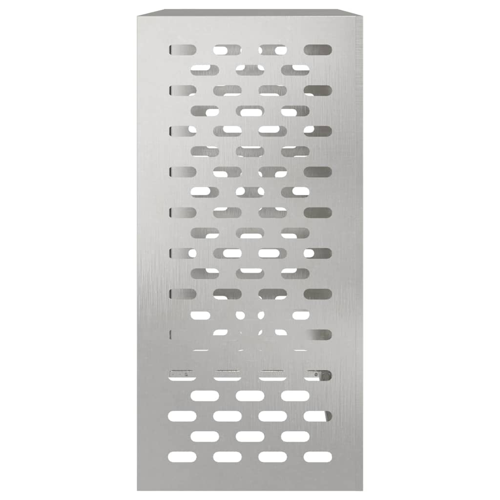 Klimaanlagenabdeckung Silber 110 x 50 x 105 cm Edelstahl