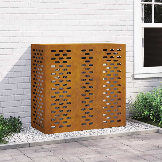 Klimaanlagenabdeckung Rostig 110 x 50 x 105 cm Wetterfeststahl