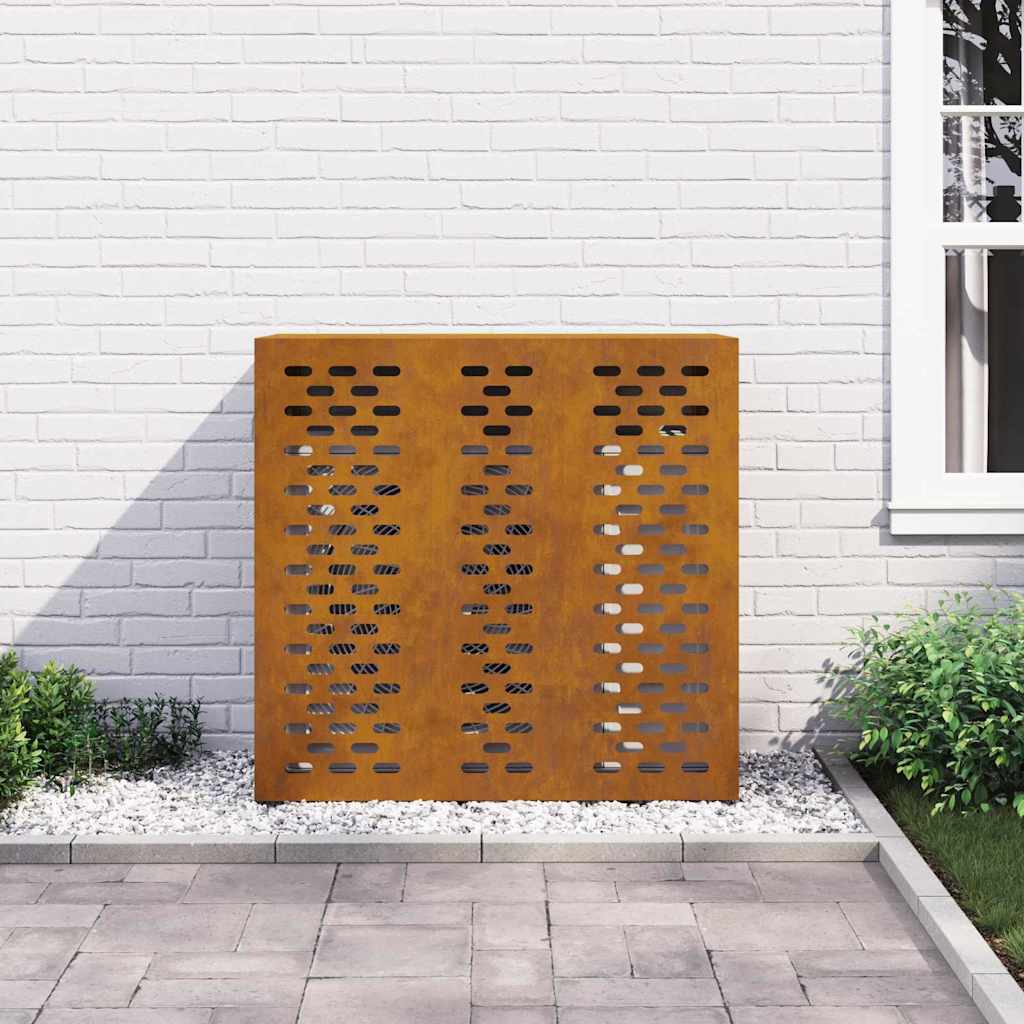 Klimaanlagenabdeckung Rostig 110 x 50 x 105 cm Wetterfeststahl