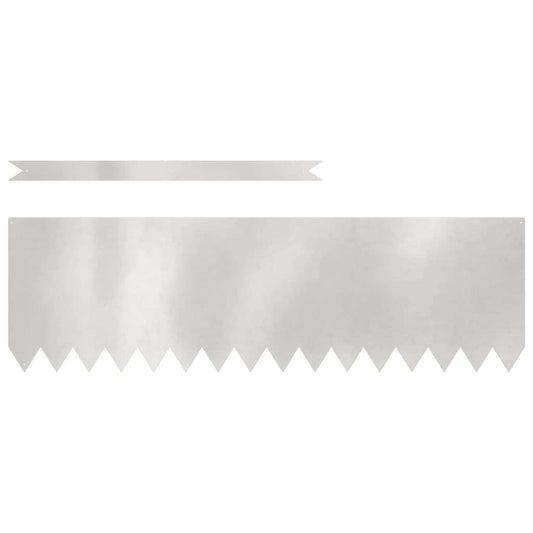 Rasenkanten 20 pcs Silber 100 x 0,5 x 30 cm Edelstahl
