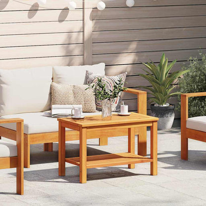 Couchtisch Braun 90 x 50 x 45 cm Akazie Massivholz