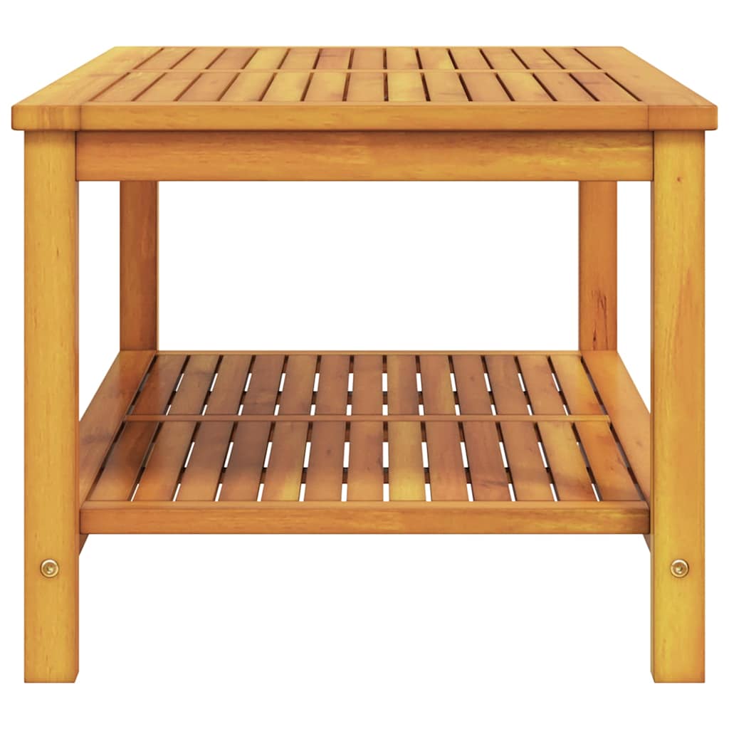 Couchtisch Braun 70 x 40 x 45 cm Akazie Massivholz