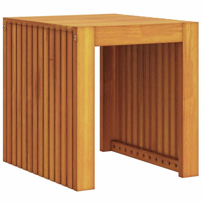 Beistelltisch Braun 43 x 36 x 40 cm Massivholz Teak