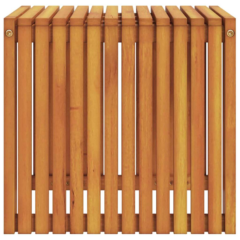 Beistelltisch Braun 43 x 36 x 40 cm Massivholz Teak