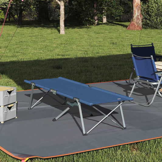 Klapp Schlafbett fürs Camping Blau 62 x 194 x 42 cm