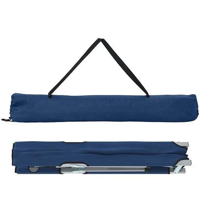 Klapp Schlafbett fürs Camping Blau 62 x 194 x 42 cm