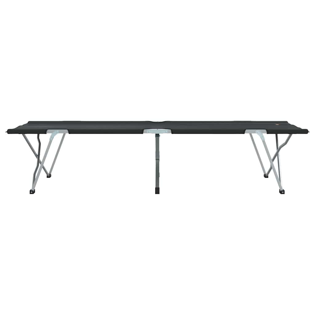 Klapp Schlafbett fürs Camping Schwarz 62 x 194 x 42 cm