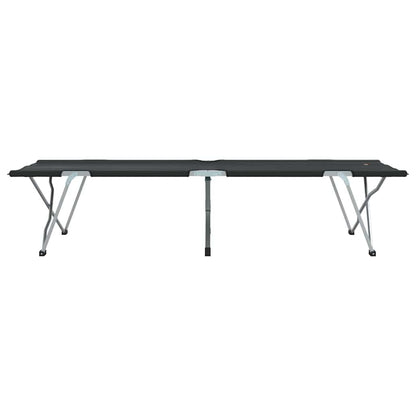 Klapp Schlafbett fürs Camping Schwarz 62 x 194 x 42 cm