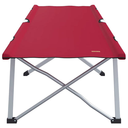 Klapp Schlafbett fürs Camping Rot 62 x 194 x 42 cm Oxford Stoff