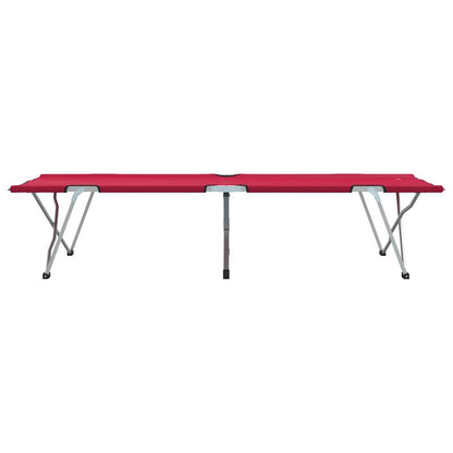 Klapp Schlafbett fürs Camping Rot 62 x 194 x 42 cm Oxford Stoff