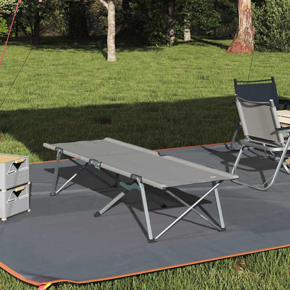 Klapp Schlafbett fürs Camping Grau 62 x 194 x 42 cm