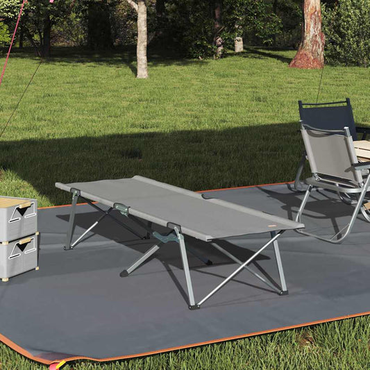 Klapp Schlafbett fürs Camping Grau 62 x 194 x 42 cm