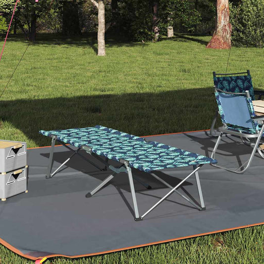 Klapp Schlafbett fürs Camping Blattmuster 62 x 194 x 42 cm