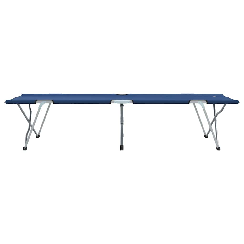 Klapp Schlafbett fürs Camping 2 pcs Blau 62 x 194 x 42 cm