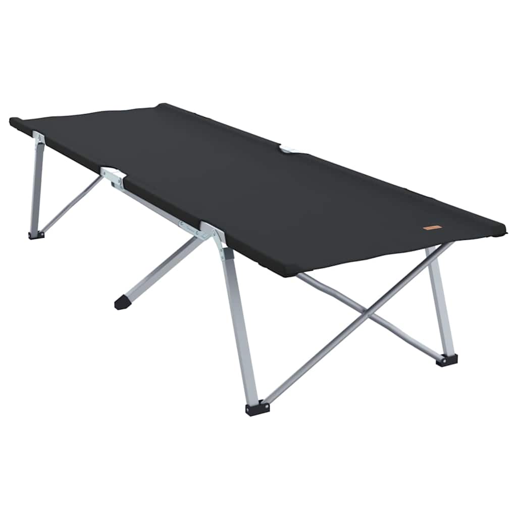 Klapp Schlafbett fürs Camping 2 pcs Schwarz 62 x 194 x 42 cm