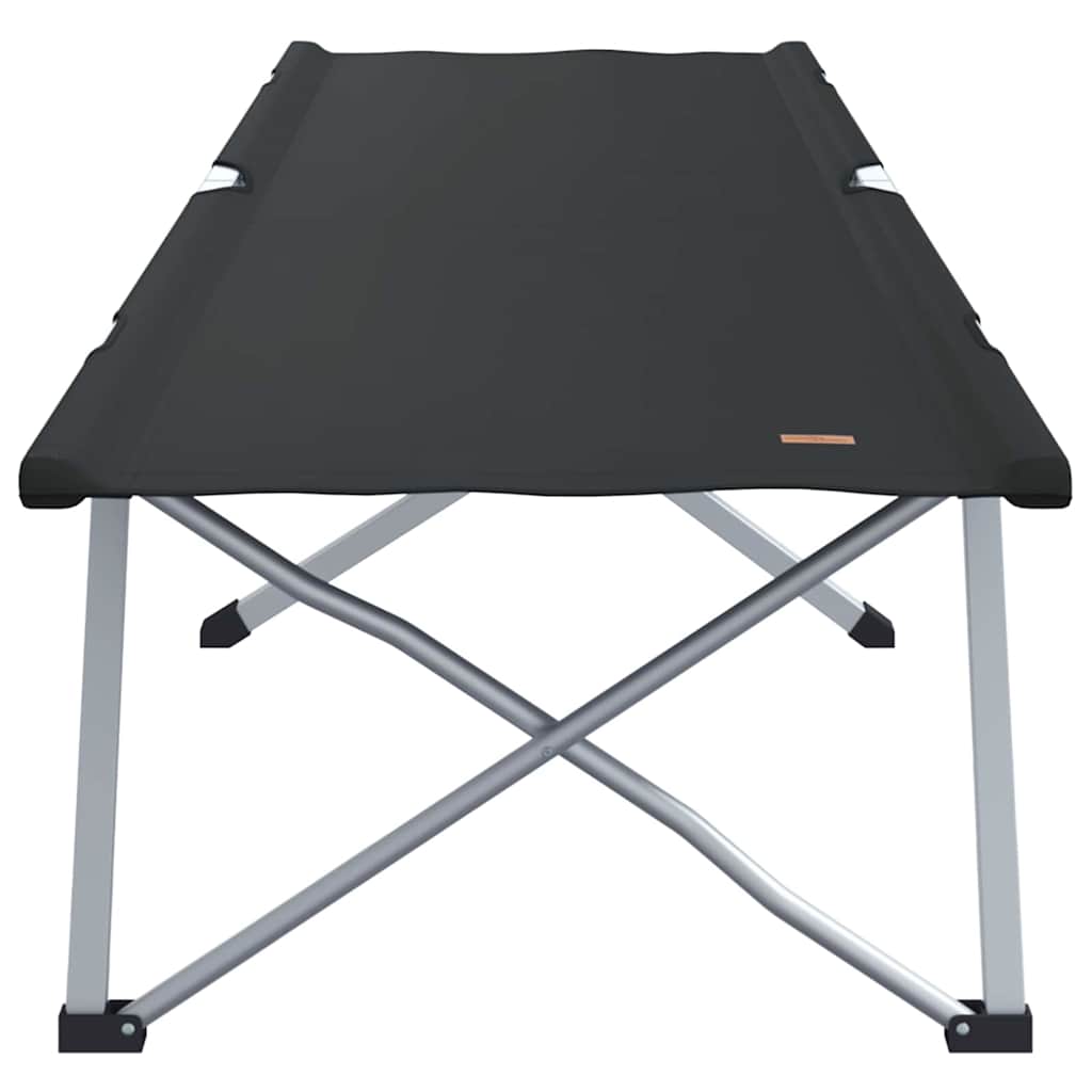 Klapp Schlafbett fürs Camping 2 pcs Schwarz 62 x 194 x 42 cm