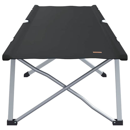 Klapp Schlafbett fürs Camping 2 pcs Schwarz 62 x 194 x 42 cm