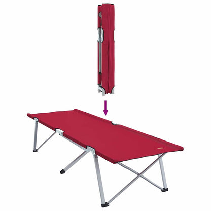 Klapp Schlafbett fürs Camping 2 pcs Rot 62 x 194 x 42 cm