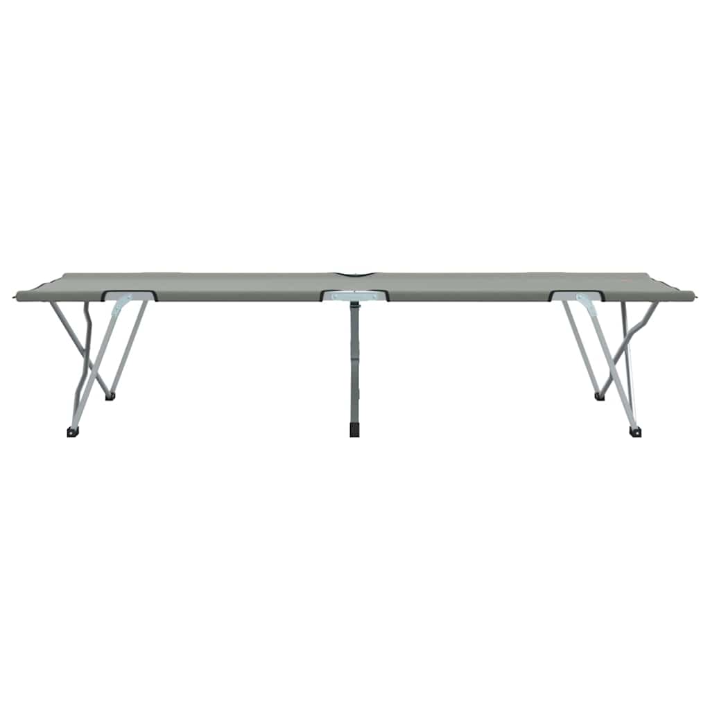 Klapp Schlafbett fürs Camping 2 pcs Grau 62 x 194 x 42 cm