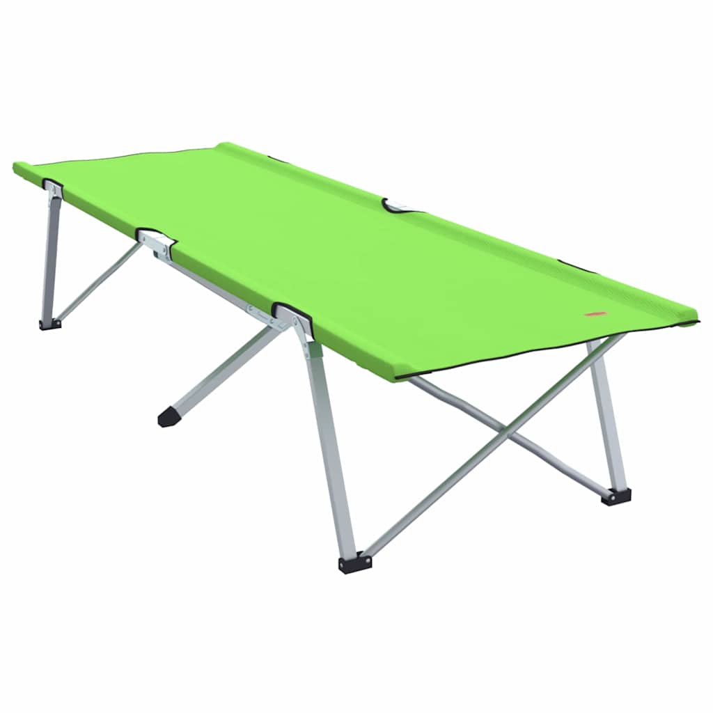Klapp Schlafbett fürs Camping 2 pcs Dunkelgrün 62 x 194 x 42 cm