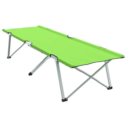 Klapp Schlafbett fürs Camping 2 pcs Dunkelgrün 62 x 194 x 42 cm