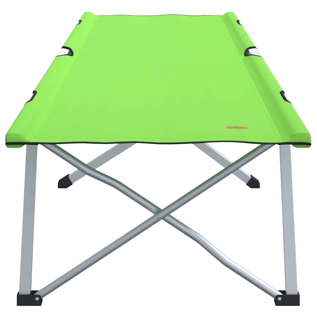 Klapp Schlafbett fürs Camping 2 pcs Dunkelgrün 62 x 194 x 42 cm