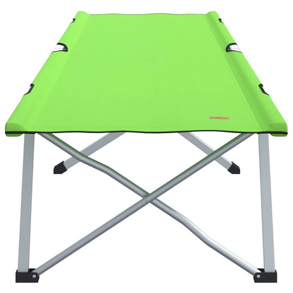 Klapp Schlafbett fürs Camping 2 pcs Dunkelgrün 62 x 194 x 42 cm