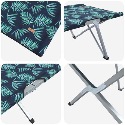 Klapp Schlafbett fürs Camping 2 pcs Blattmuster
