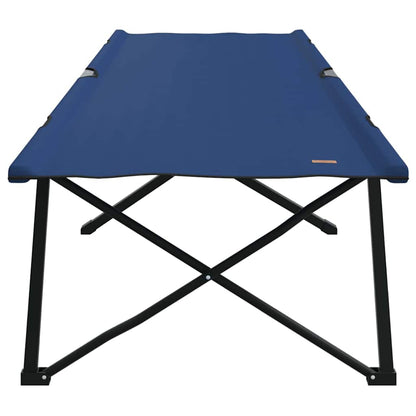 Klapp Schlafbett fürs Camping Falten Blau 206 x 76 x 74 cm