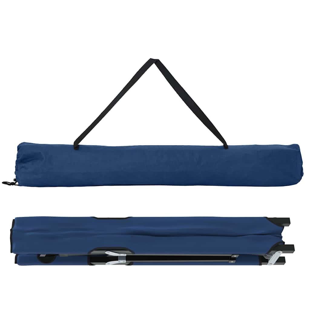 Klapp Schlafbett fürs Camping Falten Blau 206 x 76 x 74 cm