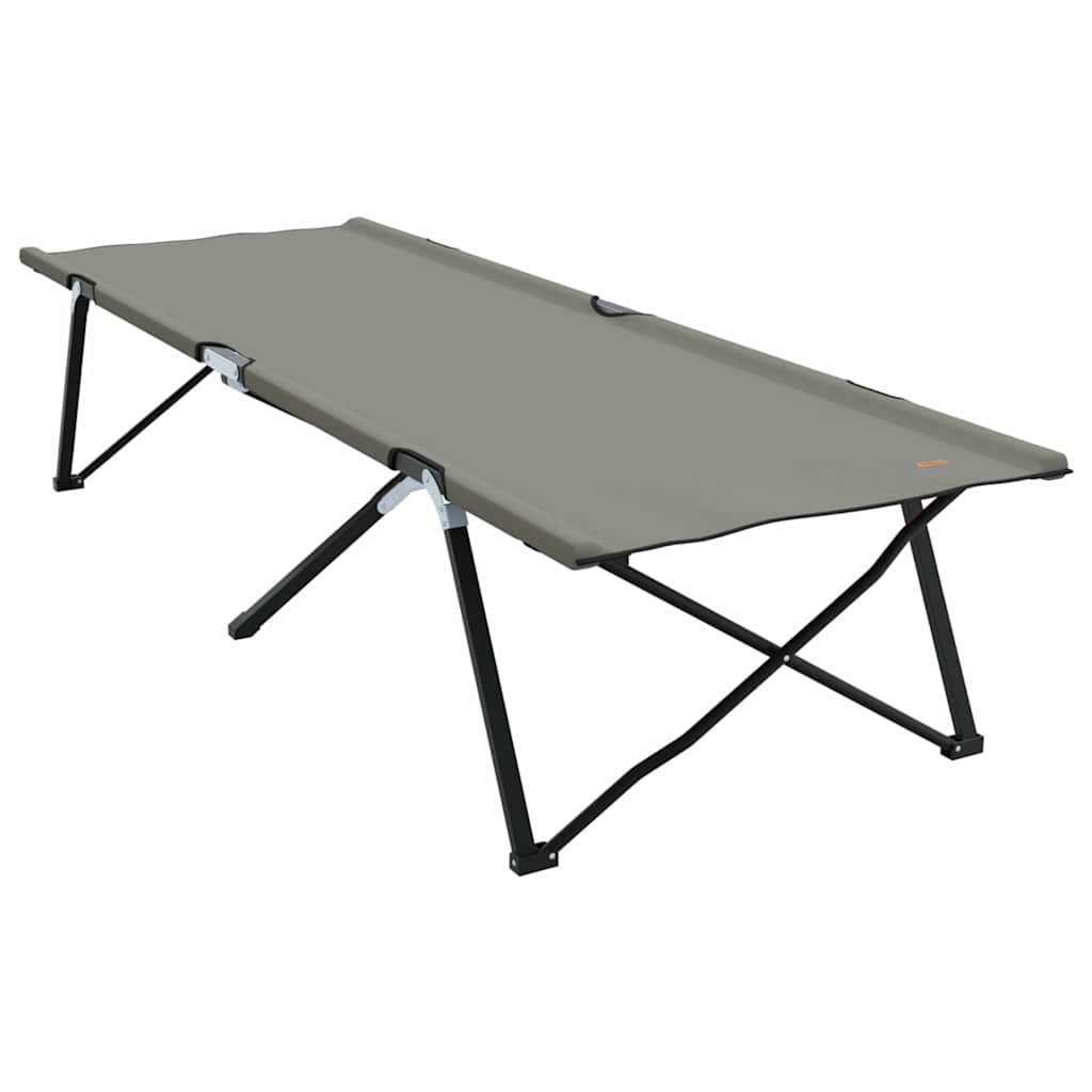 Klapp Schlafbett fürs Camping Grau 206 x 76 x 74 cm