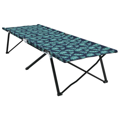 Klapp Schlafbett fürs Camping Blattmuster 206 x 76 x 74 cm
