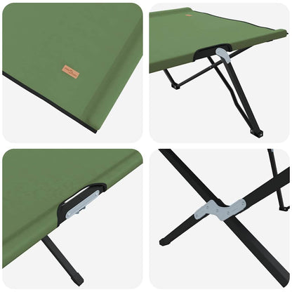 Klapp Schlafbett fürs Camping 2 pcs Amy Gelb 206 x 76 x 74 cm