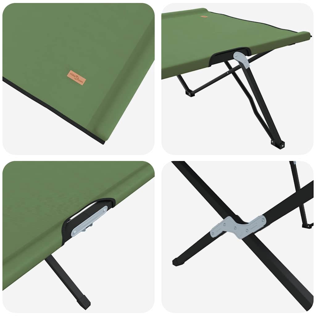 Klapp Schlafbett fürs Camping 2 pcs Amy Gelb 206 x 76 x 74 cm