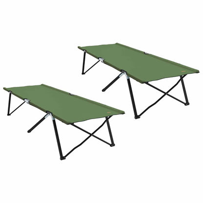 Klapp Schlafbett fürs Camping 2 pcs Amy Gelb 206 x 76 x 74 cm