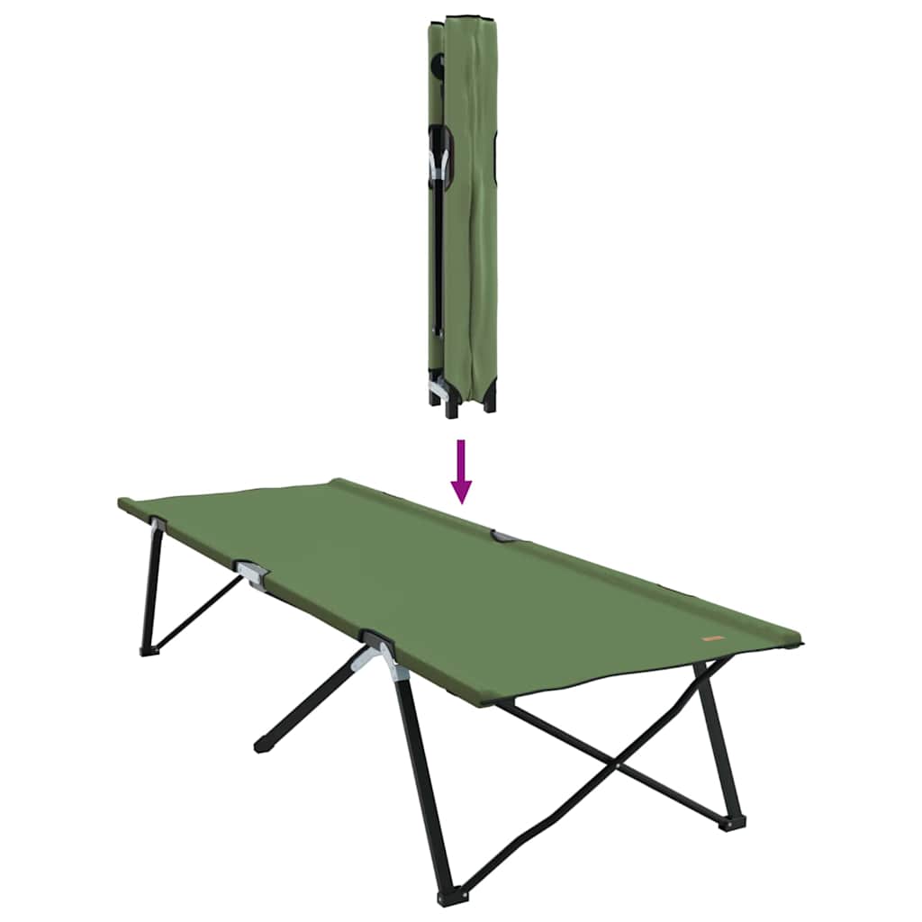Klapp Schlafbett fürs Camping 2 pcs Amy Gelb 206 x 76 x 74 cm