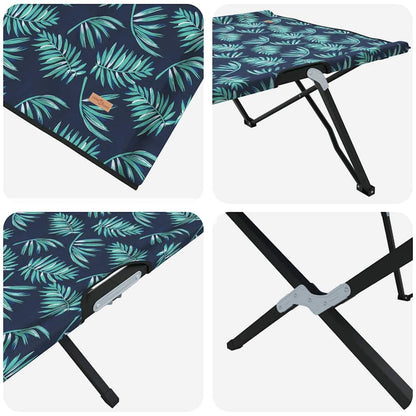 Klapp Schlafbett fürs Camping 2 pcs Blattmuster