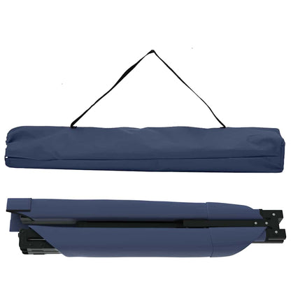 Klapp Schlafbett fürs Camping Blau Oxford Stoff