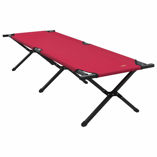 Klapp Schlafbett fürs Camping Rot Oxford Stoff