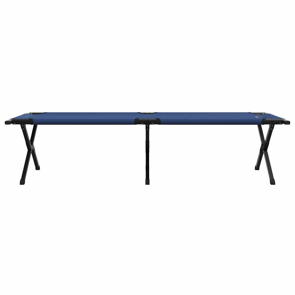 Klapp Schlafbett fürs Camping 2 pcs Blau Oxford Stoff