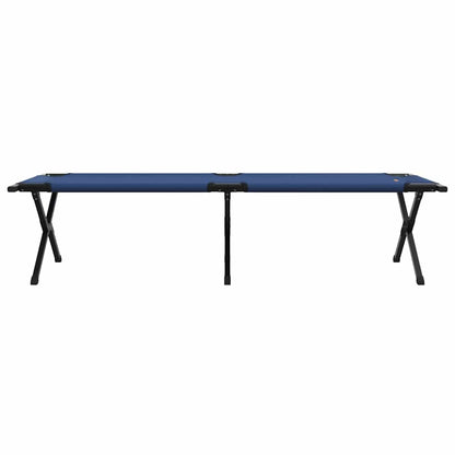 Klapp Schlafbett fürs Camping 2 pcs Blau Oxford Stoff