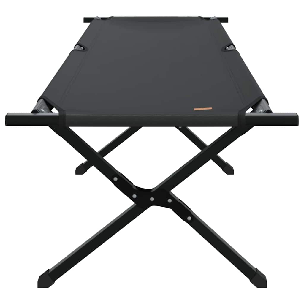 Klapp Schlafbett fürs Camping 2 pcs Schwarz Oxford Stoff