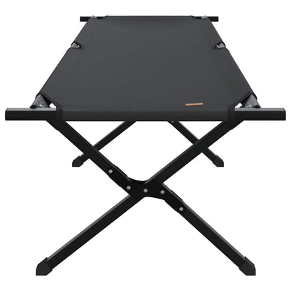 Klapp Schlafbett fürs Camping 2 pcs Schwarz Oxford Stoff