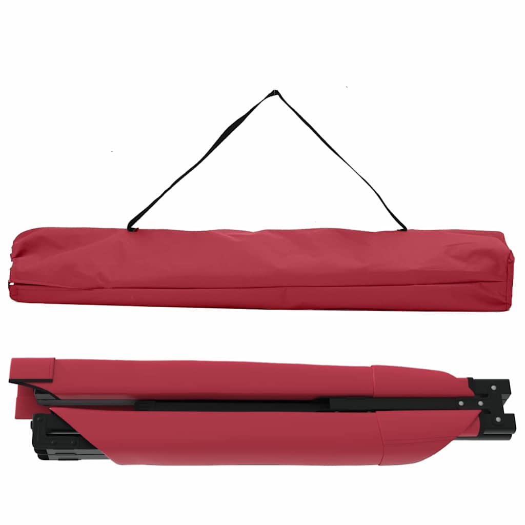Klapp Schlafbett fürs Camping 2 pcs Rot Oxford Stoff