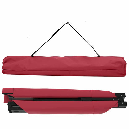 Klapp Schlafbett fürs Camping 2 pcs Rot Oxford Stoff