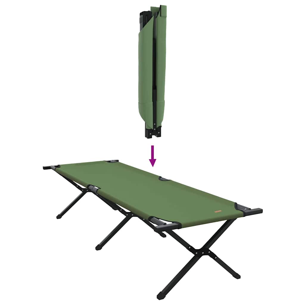 Klapp Schlafbett fürs Camping 2 pcs Amy Gelb Oxford Stoff